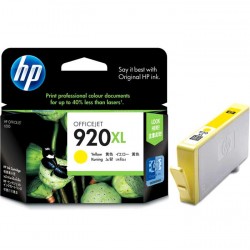 CARTOUCHE JET D'ENCRE HP920XL CD974AC ORIGINALE JAUNE