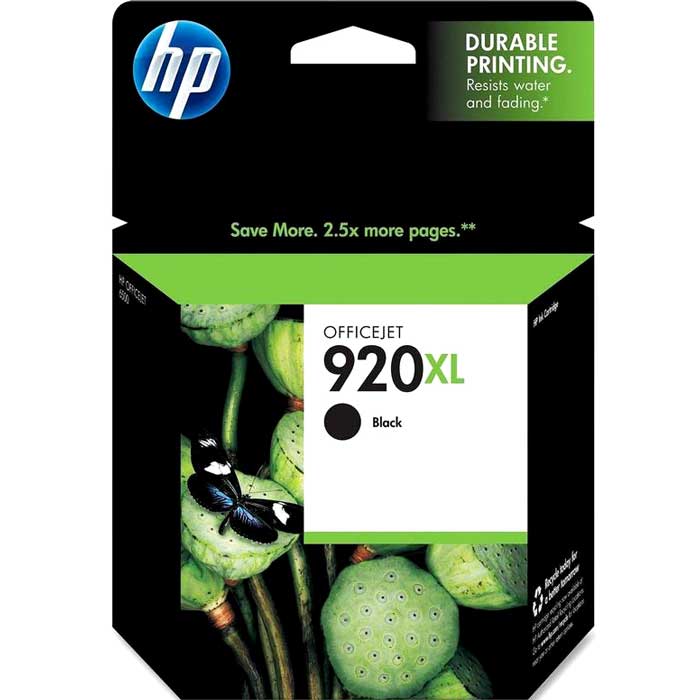 CARTOUCHE JET D'ENCRE HP920XL CD975AC ORIGINALE NOIR