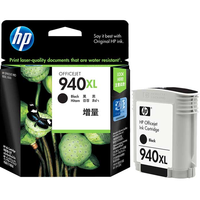 CARTOUCHE JET D'ENCRE HP940XL C4906A ORIGINALE NOIR