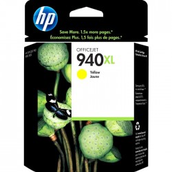 CARTOUCHE JET D'ENCRE HP940XL C4909A ORIGINALE JAUNE