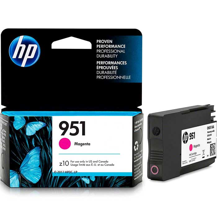 CARTOUCHE JET D'ENCRE HP951 CN051AC ORIGINALE MAGENTA