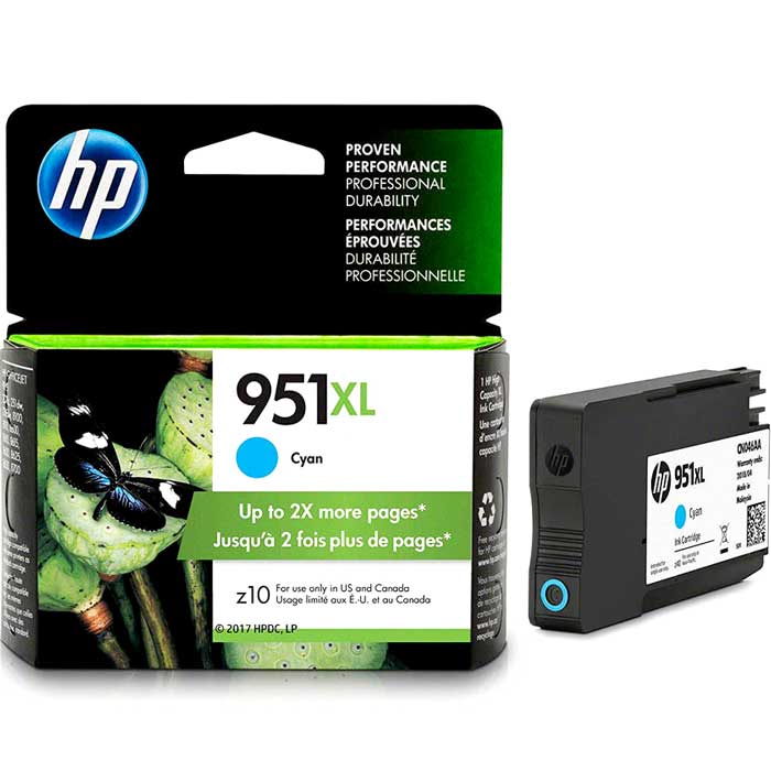 CARTOUCHE JET D'ENCRE HP951XL CN046AC ORIGINALE CYAN