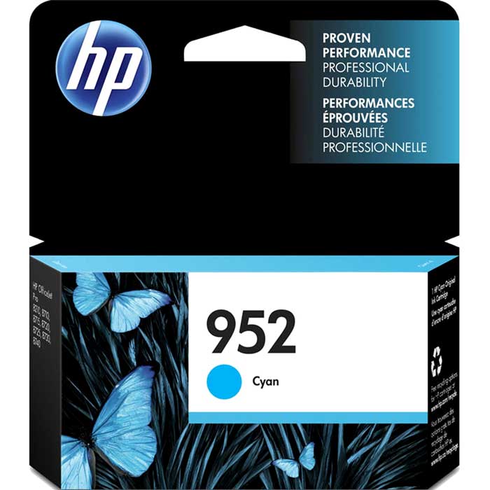 CARTOUCHE JET D'ENCRE HP952 L0S49AN ORIGINALE CYAN