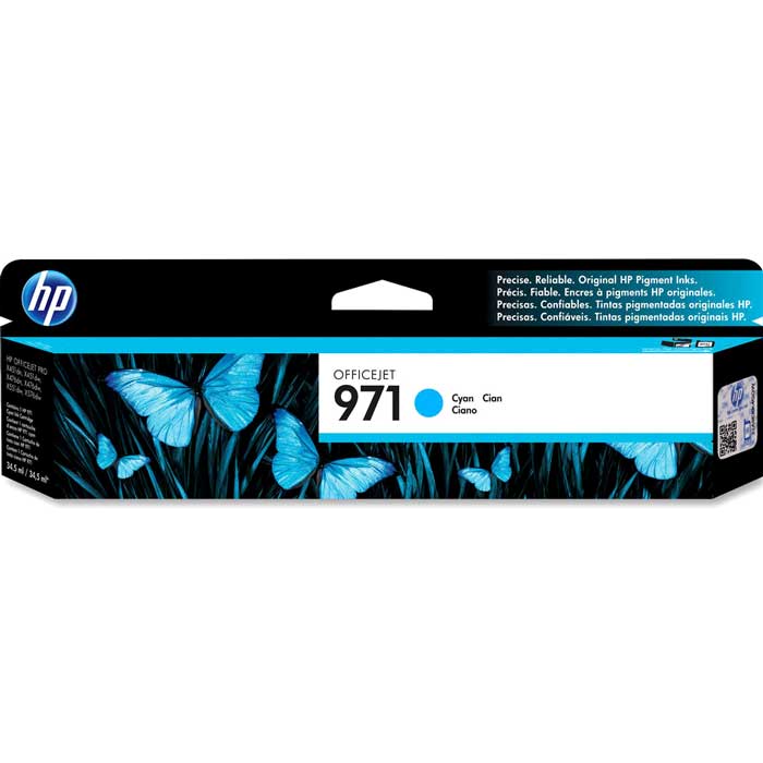 CARTOUCHE JET D'ENCRE HP971 CN622AM ORIGINALE CYAN