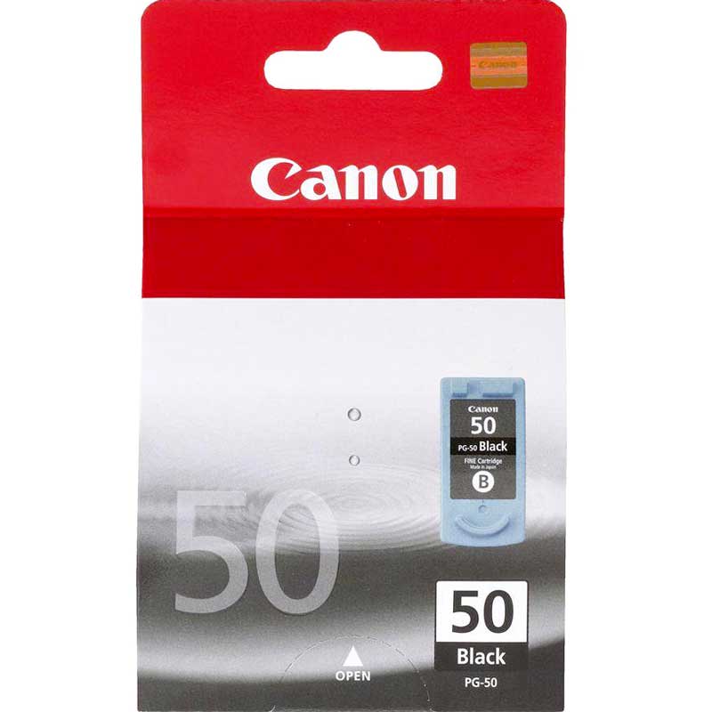 CARTOUCHE JET D'ENCRE CANON PG-50 ORIGINALE NOIR