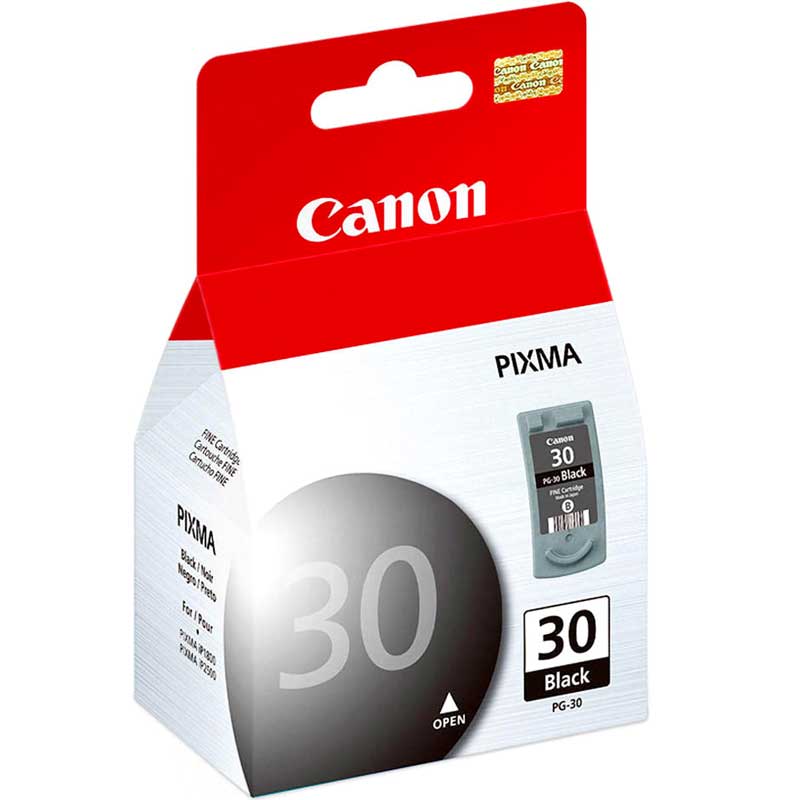 CARTOUCHE JET D'ENCRE CANON PG-30 ORIGINALE NOIR