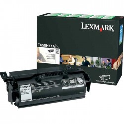 CARTOUCHE DE TONER LASER LEXMARK T650H11A ORIGINALE NOIR