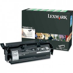 CARTOUCHE DE TONER LASER LEXMARK T654X11A ORIGINALE NOIR