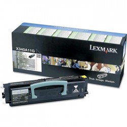 CARTOUCHE DE TONER LASER LEXMARK X340A11G ORIGINALE NOIR