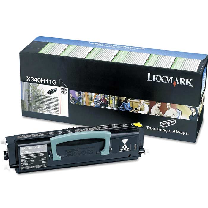CARTOUCHE DE TONER LASER LEXMARK X340H11G ORIGINALE NOIR